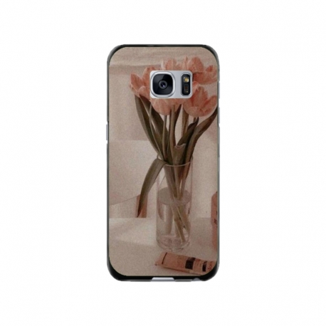 Husa personalizata tip carcasa HQPrint pentru Samsung Galaxy S7 Edge, model Flowers 14, multicolor, S1D1M0208