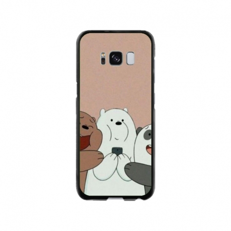 Husa personalizata tip carcasa HQPrint pentru Samsung Galaxy S8, model Bears 2, multicolor, S1D1M0089