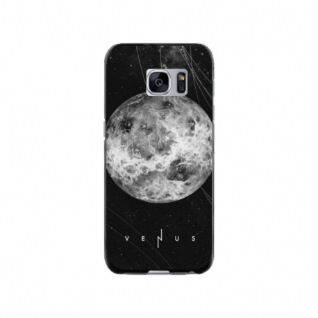 Husa personalizata tip carcasa HQPrint pentru Samsung Galaxy S7 Edge, model Moon, multicolor, S1D1M0212