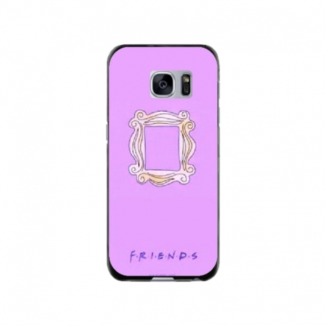 Husa personalizata tip carcasa HQPrint pentru Samsung Galaxy S7 Edge, model FRIENDS 3, multicolor, S1D1M0223