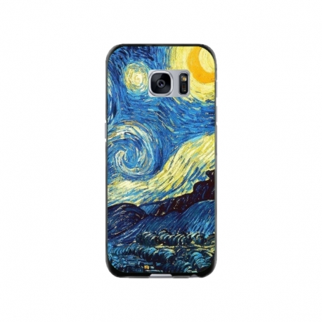 Husa personalizata tip carcasa HQPrint pentru Samsung Galaxy S7 Edge, model Van Gogh, multicolor, S1D1M0238