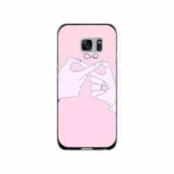 Husa personalizata tip carcasa HQPrint pentru Samsung Galaxy S7 Edge, model Infinity Togeter, multicolor, S1D1M0251