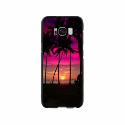 Husa personalizata tip carcasa HQPrint pentru Samsung Galaxy S8, model Beach View 1, multicolor, S1D1M0136