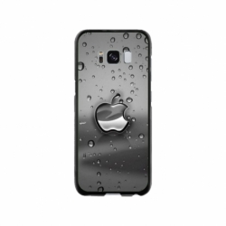 Husa personalizata tip carcasa HQPrint pentru Samsung Galaxy S8, model Rainy Apple logo, multicolor, S1D1M0148