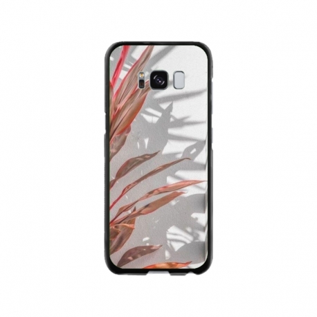 Husa personalizata tip carcasa HQPrint pentru Samsung Galaxy S8, model Leaf Design 4, multicolor, S1D1M0155