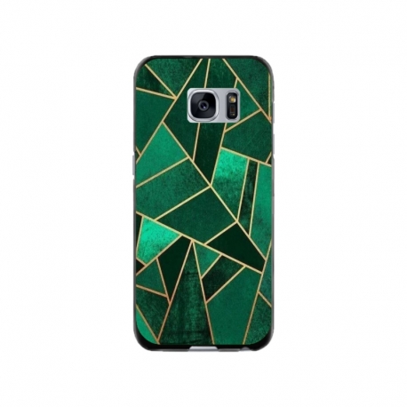 Husa personalizata tip carcasa HQPrint pentru Samsung Galaxy S7 Edge, model Emerald, multicolor, S1D1M0287