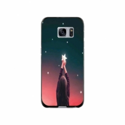 Husa personalizata tip carcasa HQPrint pentru Samsung Galaxy S7 Edge, model Star stealing, multicolor, S1D1M0292