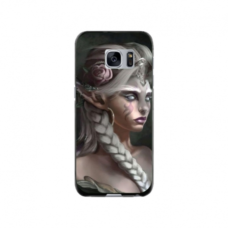 Husa personalizata tip carcasa HQPrint pentru Samsung Galaxy S7 Edge, model Alien Queen, multicolor, S1D1M0308