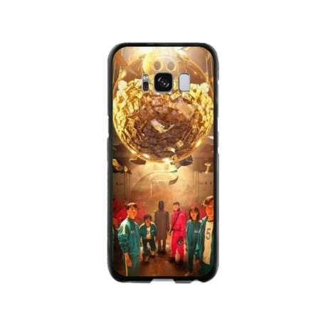 Husa personalizata tip carcasa HQPrint pentru Samsung Galaxy S8, model Squid Game 11, multicolor, S1D1M0183