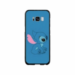 Husa personalizata tip carcasa HQPrint pentru Samsung Galaxy S8, model Blue Stich, multicolor, S1D1M0192