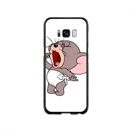 Husa personalizata tip carcasa HQPrint pentru Samsung Galaxy S8, model Tom and Jerry 3, multicolor, S1D1M0207