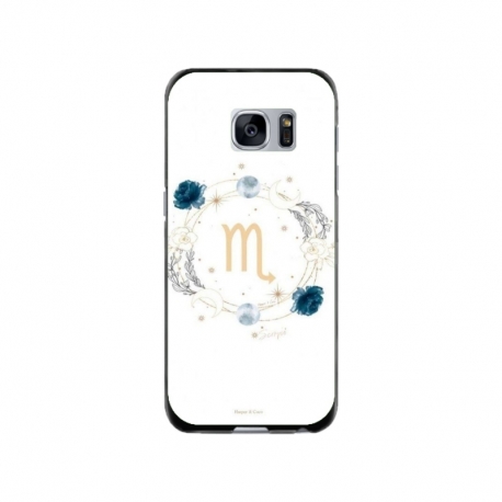 Husa personalizata tip carcasa HQPrint pentru Samsung Galaxy S7 Edge, model Zodiac Circle, multicolor, S1D1M0349