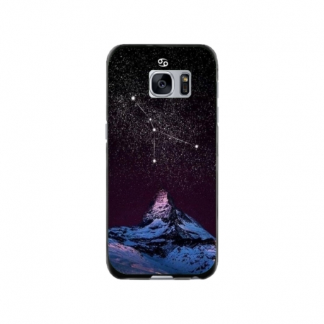 Husa personalizata tip carcasa HQPrint pentru Samsung Galaxy S7 Edge, model Cancer Sky, multicolor, S1D1M0356