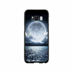 Husa personalizata tip carcasa HQPrint pentru Samsung Galaxy S8, model Moon Sky, multicolor, S1D1M0228