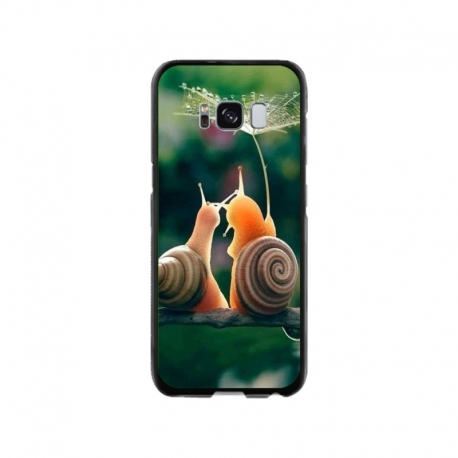 Husa personalizata tip carcasa HQPrint pentru Samsung Galaxy S8, model Snail, multicolor, S1D1M0231