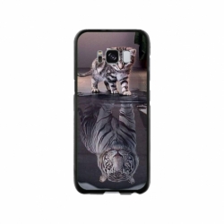 Husa personalizata tip carcasa HQPrint pentru Samsung Galaxy S8, model Tiger, multicolor, S1D1M0242