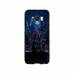 Husa personalizata tip carcasa HQPrint pentru Samsung Galaxy S8, model Neon City, multicolor, S1D1M0260