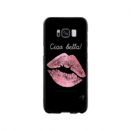Husa personalizata tip carcasa HQPrint pentru Samsung Galaxy S8, model Ciao Bella, multicolor, S1D1M0261