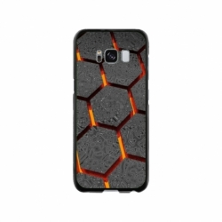 Husa personalizata tip carcasa HQPrint pentru Samsung Galaxy S8, model Lava Hex, multicolor, S1D1M0265