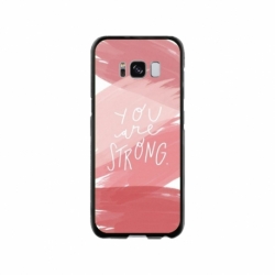 Husa personalizata tip carcasa HQPrint pentru Samsung Galaxy S8, model You are Strong, multicolor, S1D1M0275