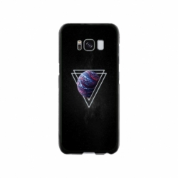 Husa personalizata tip carcasa HQPrint pentru Samsung Galaxy S8, model Triangle Planet, multicolor, S1D1M0278