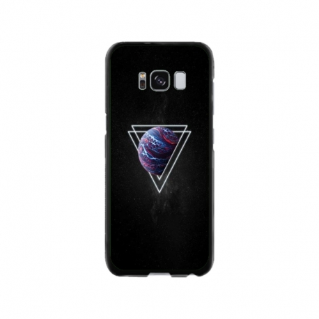 Husa personalizata tip carcasa HQPrint pentru Samsung Galaxy S8, model Triangle Planet, multicolor, S1D1M0278