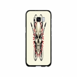 Husa personalizata tip carcasa HQPrint pentru Samsung Galaxy S8, model Skull 1, multicolor, S1D1M0284