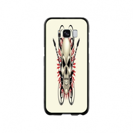 Husa personalizata tip carcasa HQPrint pentru Samsung Galaxy S8, model Skull 1, multicolor, S1D1M0284