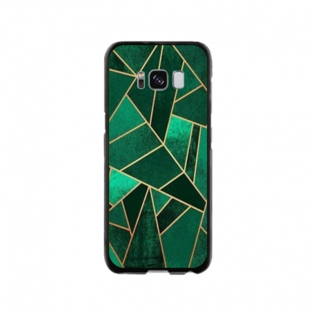 Husa personalizata tip carcasa HQPrint pentru Samsung Galaxy S8, model Emerald, multicolor, S1D1M0287
