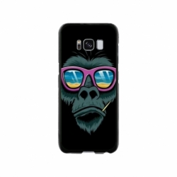 Husa personalizata tip carcasa HQPrint pentru Samsung Galaxy S8, model Gorilla, multicolor, S1D1M0288