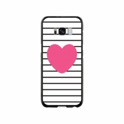 Husa personalizata tip carcasa HQPrint pentru Samsung Galaxy S8, model Heart, multicolor, S1D1M0291