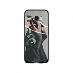 Husa personalizata tip carcasa HQPrint pentru Samsung Galaxy S8, model Black and White Hands, multicolor, S1D1M0300