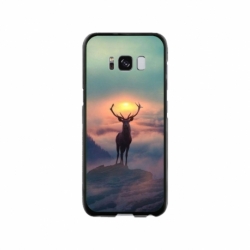 Husa personalizata tip carcasa HQPrint pentru Samsung Galaxy S8, model Antlers, multicolor, S1D1M0303