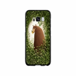 Husa personalizata tip carcasa HQPrint pentru Samsung Galaxy S8, model Bear, multicolor, S1D1M0312