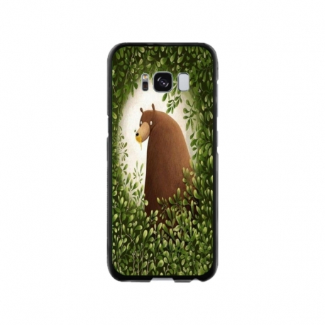Husa personalizata tip carcasa HQPrint pentru Samsung Galaxy S8, model Bear, multicolor, S1D1M0312