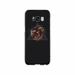 Husa personalizata tip carcasa HQPrint pentru Samsung Galaxy S8, model Triangle Rose, multicolor, S1D1M0316
