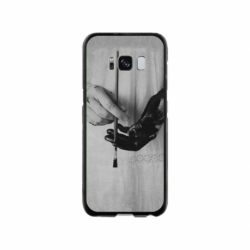 Husa personalizata tip carcasa HQPrint pentru Samsung Galaxy S8, model Black Paint, multicolor, S1D1M0336