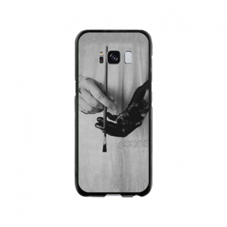 Husa personalizata tip carcasa HQPrint pentru Samsung Galaxy S8, model Black Paint, multicolor, S1D1M0336