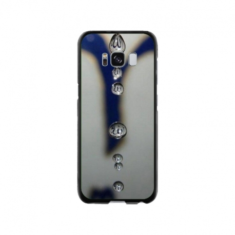 Husa personalizata tip carcasa HQPrint pentru Samsung Galaxy S8, model Droplets, multicolor, S1D1M0353