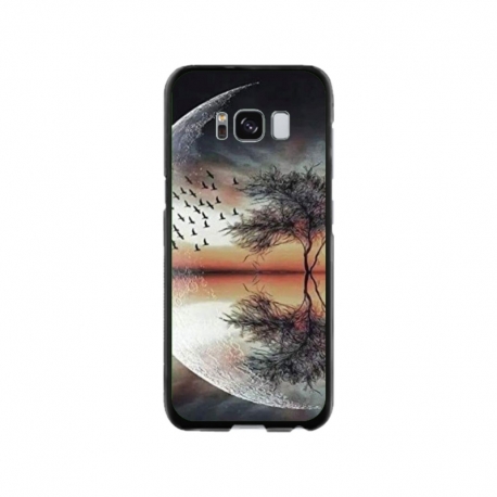 Husa personalizata tip carcasa HQPrint pentru Samsung Galaxy S8, model Time Flies 3, multicolor, S1D1M0366