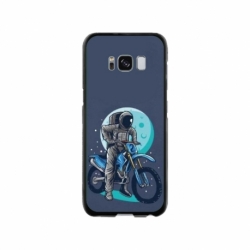 Husa personalizata tip carcasa HQPrint pentru Samsung Galaxy S8, model Biker Astronaout, multicolor, S1D1M0375