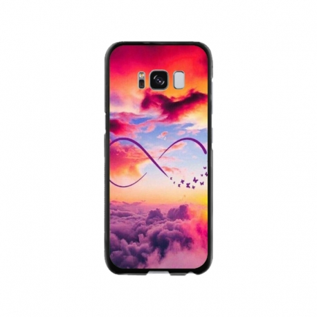 Husa personalizata tip carcasa HQPrint pentru Samsung Galaxy S8, model Bright Infinity, multicolor, S1D1M0377