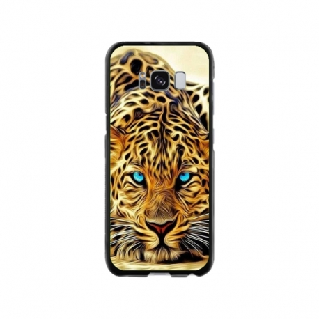 Husa personalizata tip carcasa HQPrint pentru Samsung Galaxy S8, model Cheetah, multicolor, S1D1M0382