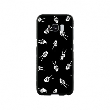 Husa personalizata tip carcasa HQPrint pentru Samsung Galaxy S8, model OK Skelly, multicolor, S1D1M0388