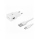 Incarcator Compatibil 2A Fast Charge SAMSUNG EP-TA20EWE + Cablu Tip C (Alb) Blister