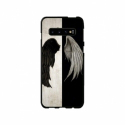 Husa personalizata tip carcasa HQPrint pentru Samsung Galaxy S10, model Angel Wings, multicolor, S1D1M0004