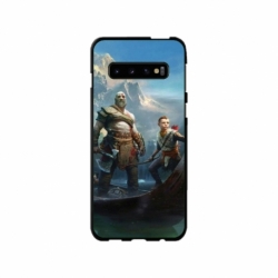 Husa personalizata tip carcasa HQPrint pentru Samsung Galaxy S10, model God of War 1, multicolor, S1D1M0008