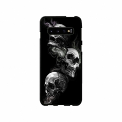 Husa personalizata tip carcasa HQPrint pentru Samsung Galaxy S10, model Skulls, multicolor, S1D1M0032