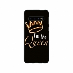 Husa personalizata tip carcasa HQPrint pentru Samsung Galaxy S10, model Im the Queen, multicolor, S1D1M0101