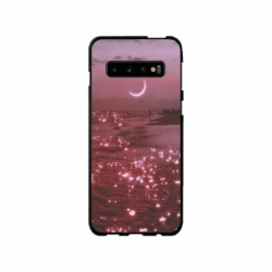 Husa personalizata tip carcasa HQPrint pentru Samsung Galaxy S10, model Pink Sky, multicolor, S1D1M0129